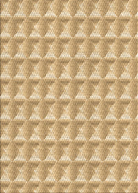 Machine Washable Transitional Cinnamon Brown Rug, wshpat2659brn