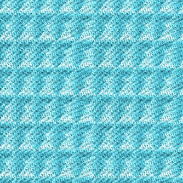 Machine Washable Transitional Bright Turquoise Blue Rug, wshpat2659lblu