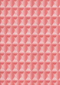 Machine Washable Transitional Pastel Pink Rug, wshpat2659rd