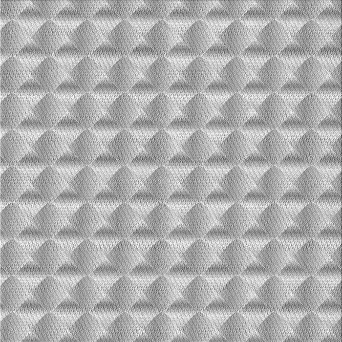 Square Patterned Gray Novelty Rug, pat2659