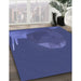 Machine Washable Transitional Blue Rug in a Family Room, wshpat266blu