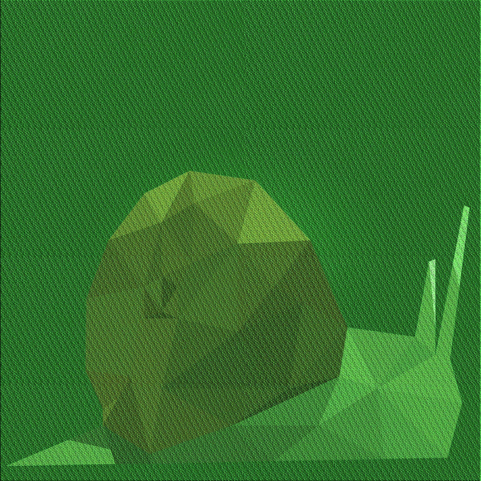 Round Patterned Green Rug, pat266grn