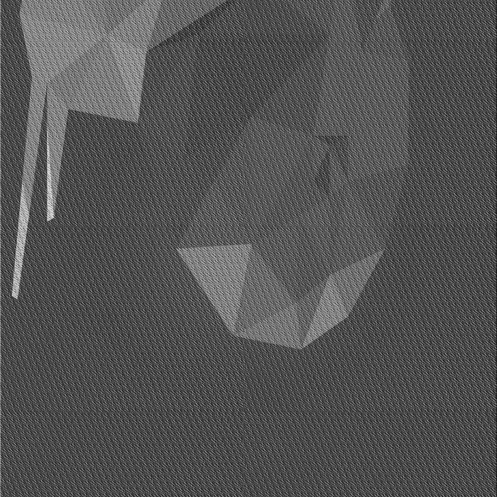 Machine Washable Transitional Smokey Gray Rug, wshpat266gry