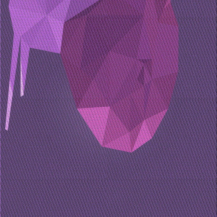 Patterned Dark Magenta Purple Rug, pat266pur