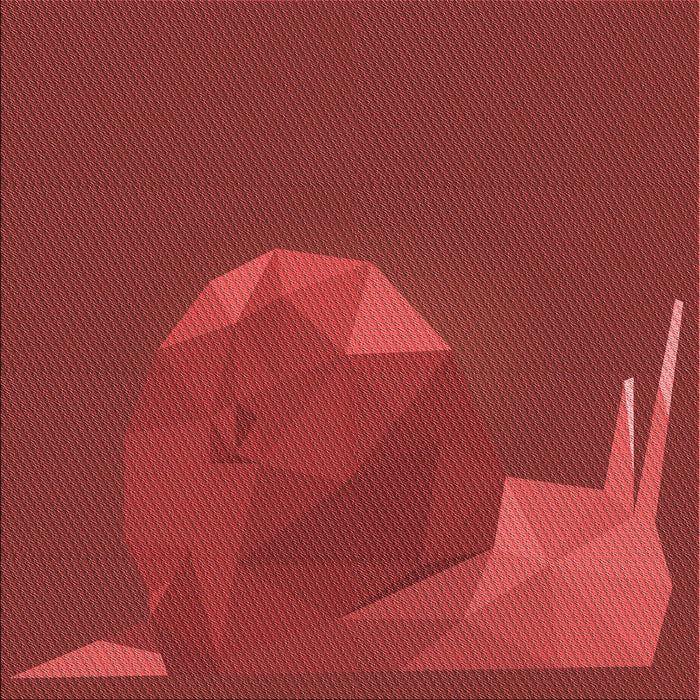 Round Patterned Red Rug, pat266rd