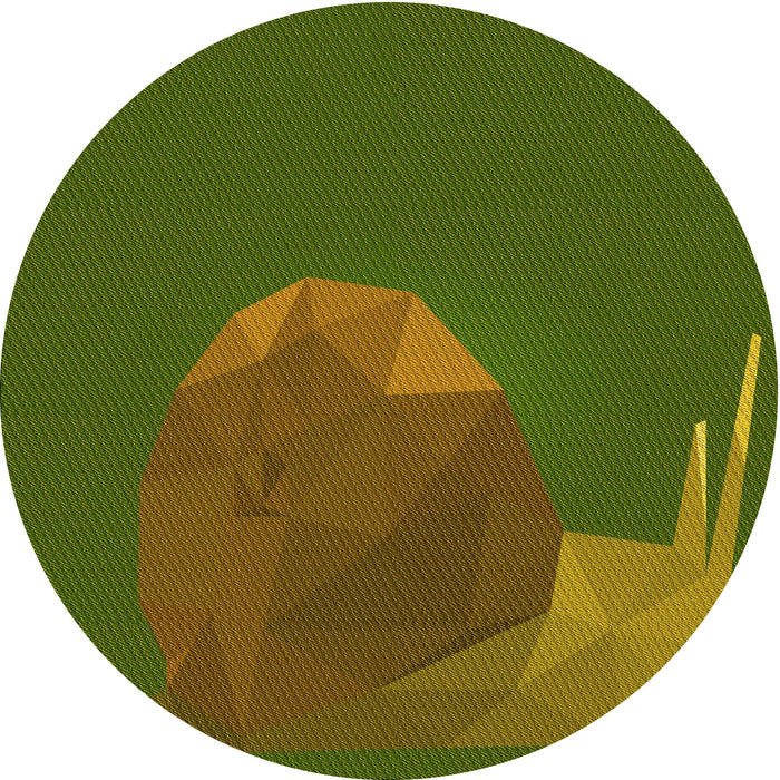 Square Machine Washable Transitional Army Green Rug in a Living Room, wshpat266yw