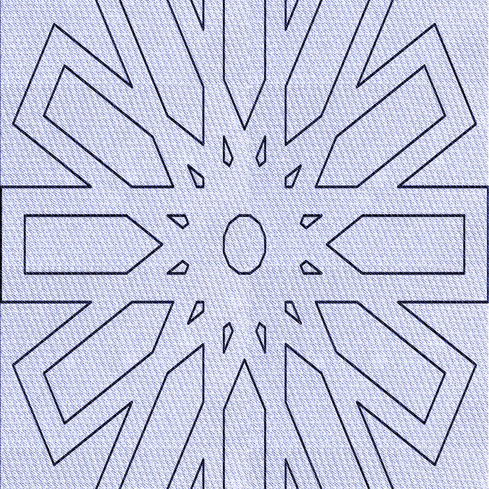 Patterned Lavender Blue Rug, pat2660blu