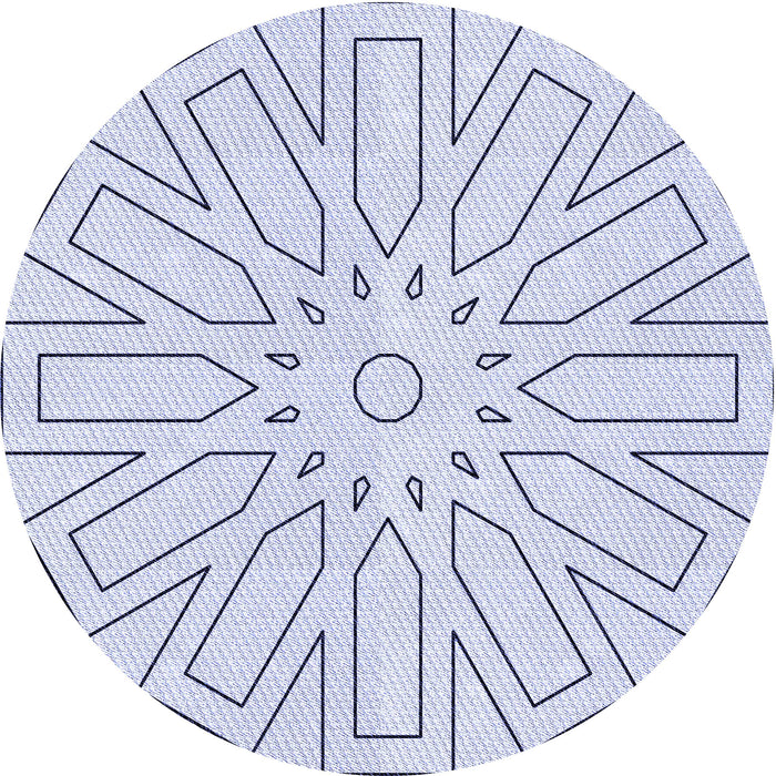 Square Machine Washable Transitional Lavender Blue Rug in a Living Room, wshpat2660blu