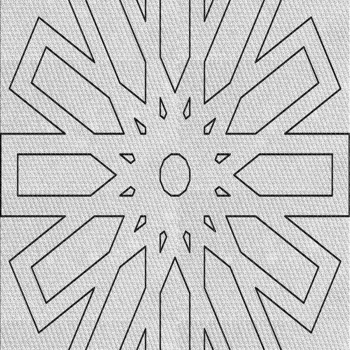 Patterned Platinum Gray Rug, pat2660gry