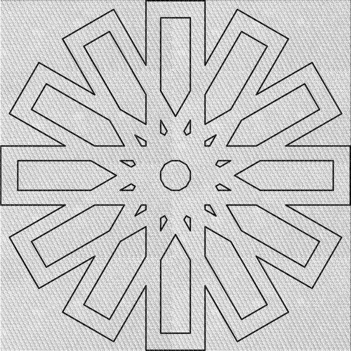 Round Patterned Platinum Gray Rug, pat2660gry