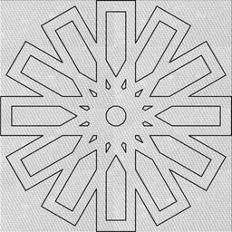 Sideview of Machine Washable Transitional White Smoke Rug, wshpat2660