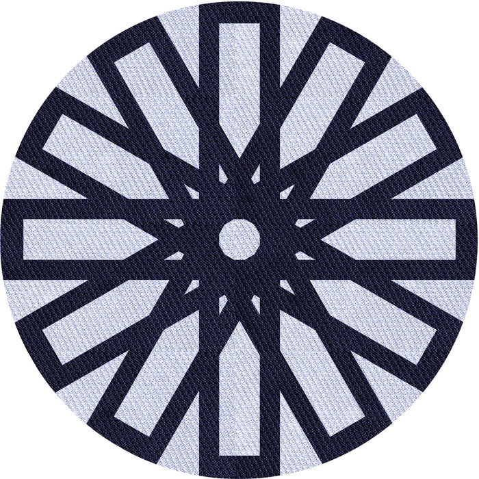 Square Machine Washable Transitional Blue Rug in a Living Room, wshpat2661blu