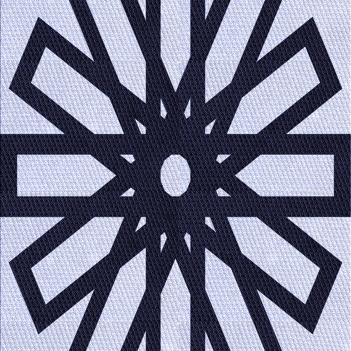 Machine Washable Transitional Blue Rug, wshpat2661blu