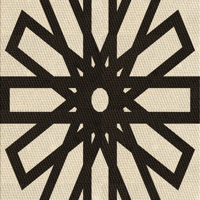 Patterned Golden Blonde Gold Rug, pat2661brn