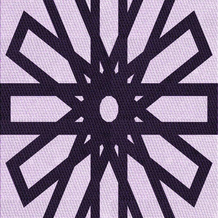Patterned Blossom Pink Rug, pat2661pur
