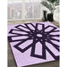 Machine Washable Transitional Blossom Pink Rug in a Family Room, wshpat2661pur