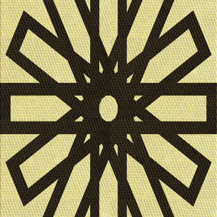 Patterned Milk Chocolate Brown Rug, pat2661yw