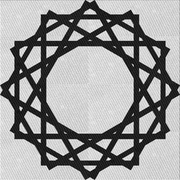 Square Patterned Light Black Novelty Rug, pat2662