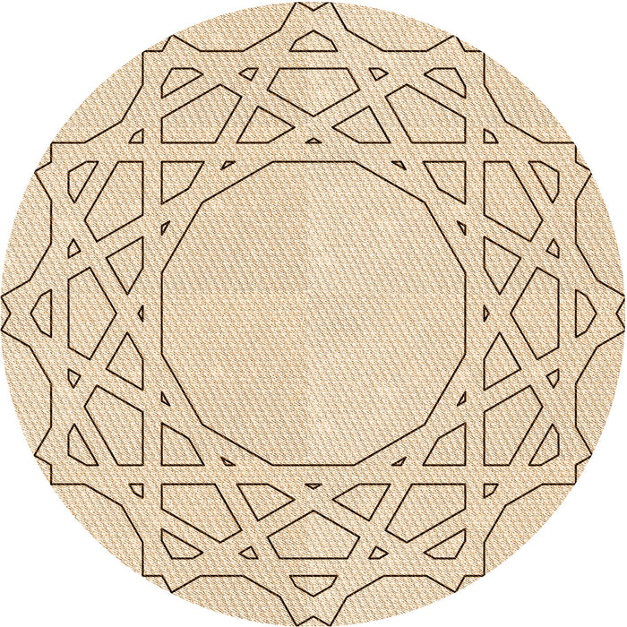 Square Machine Washable Transitional Moccasin Beige Rug in a Living Room, wshpat2663org