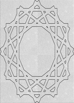 Patterned Gunmetal Gray Novelty Rug, pat2663