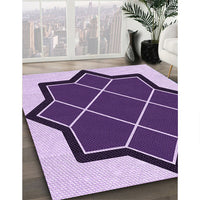 Patterned Purple Rug, pat2664pur