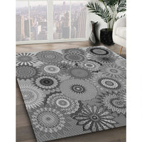 Patterned Gray Rug, pat2665gry