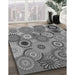 Machine Washable Transitional Grey Gray Rug in a Family Room, wshpat2665gry