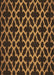 Patterned Black Brown Rug, pat2666brn