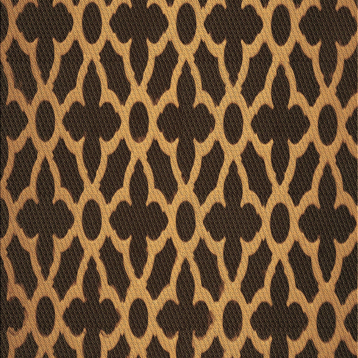 Patterned Black Brown Rug, pat2666brn