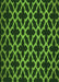 Patterned Dark Forest Green Rug, pat2666grn