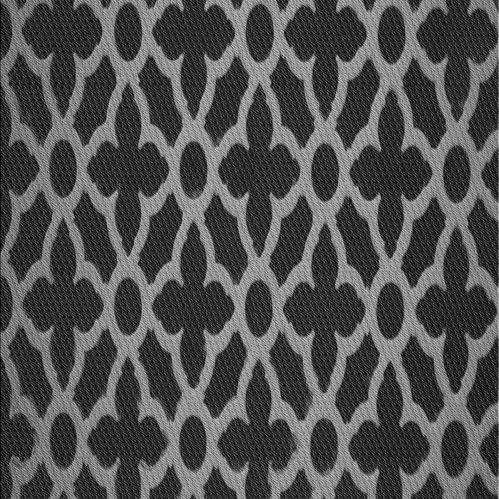 Machine Washable Transitional Charcoal Black Rug, wshpat2666gry