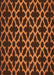 Patterned Orange Rug, pat2666org