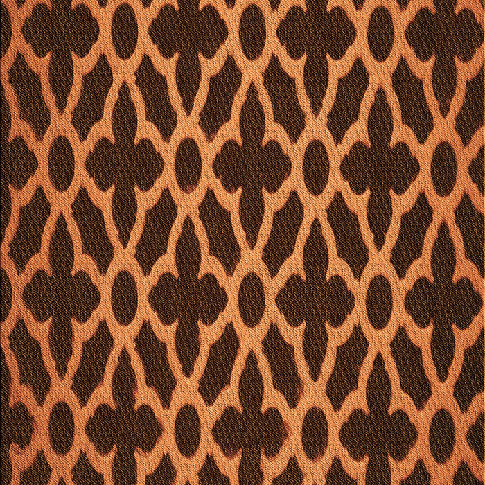 Patterned Orange Rug, pat2666org