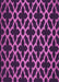 Machine Washable Transitional Dark Purple Rug, wshpat2666pur