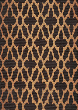 Machine Washable Transitional Black Brown Rug, wshpat2666