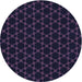 Square Patterned Midnight Gray Rug, pat2667blu