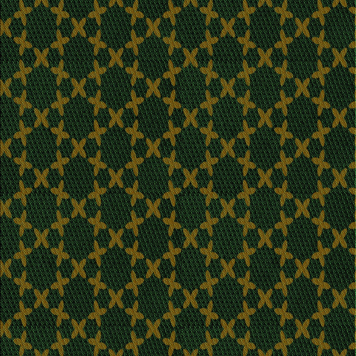 Patterned Black Rug, pat2667grn