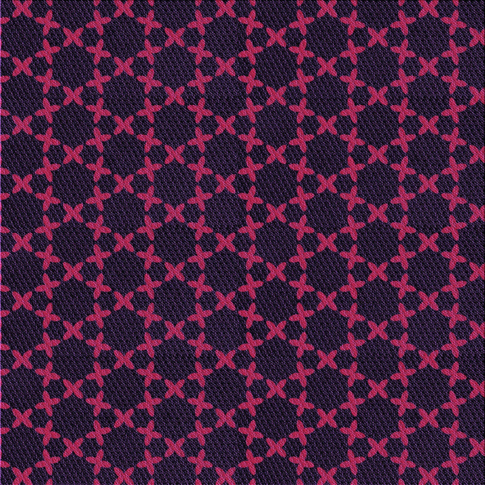 Round Patterned Medium Violet Red Pink Rug, pat2667pur