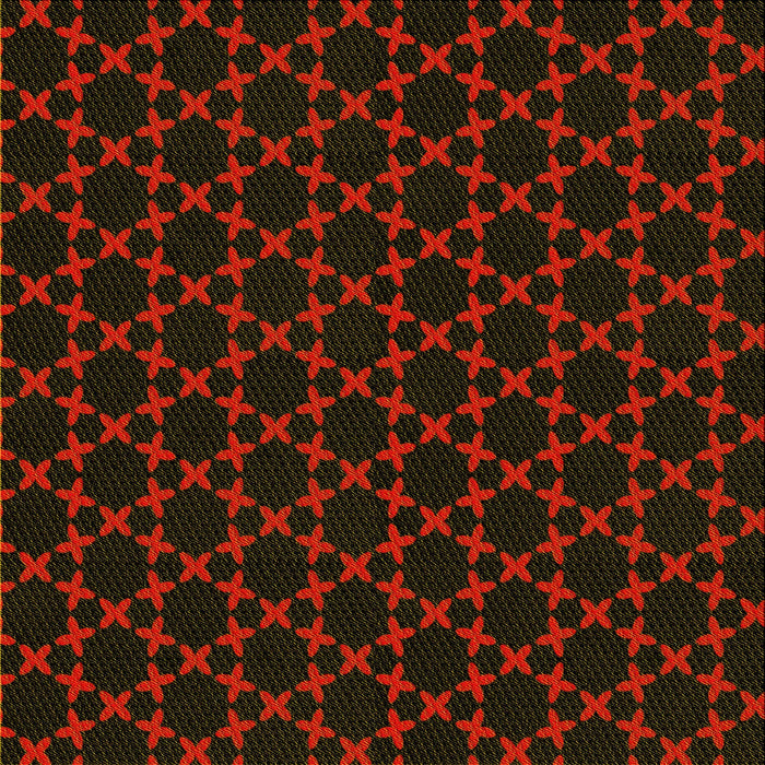 Round Patterned Maroon Red Rug, pat2667yw