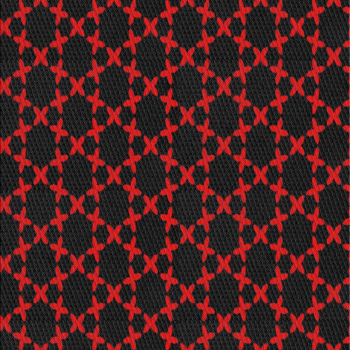 Patterned Red Novelty Rug, pat2667