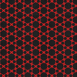 Sideview of Machine Washable Transitional Red Rug, wshpat2667