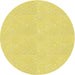 Square Patterned Golden Brown Yellow Rug, pat2668yw