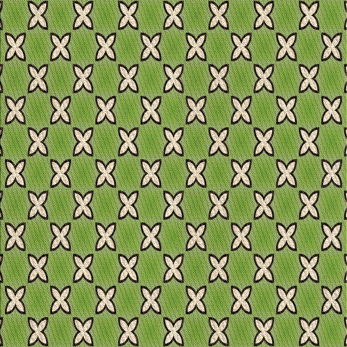 Patterned Yellow Green Rug, pat2669brn