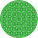 Square Patterned Neon Green Rug, pat2669grn