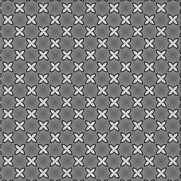 Round Patterned Dark Gray Rug, pat2669gry