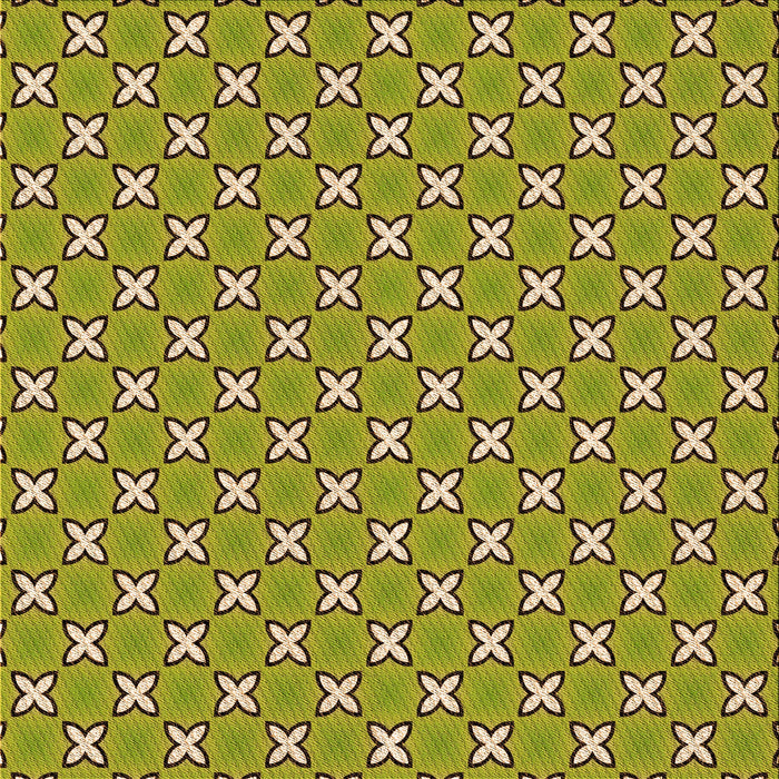 Round Patterned Oak Brown Rug, pat2669org
