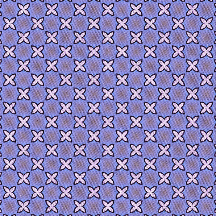 Round Patterned Slate Blue Rug, pat2669pur