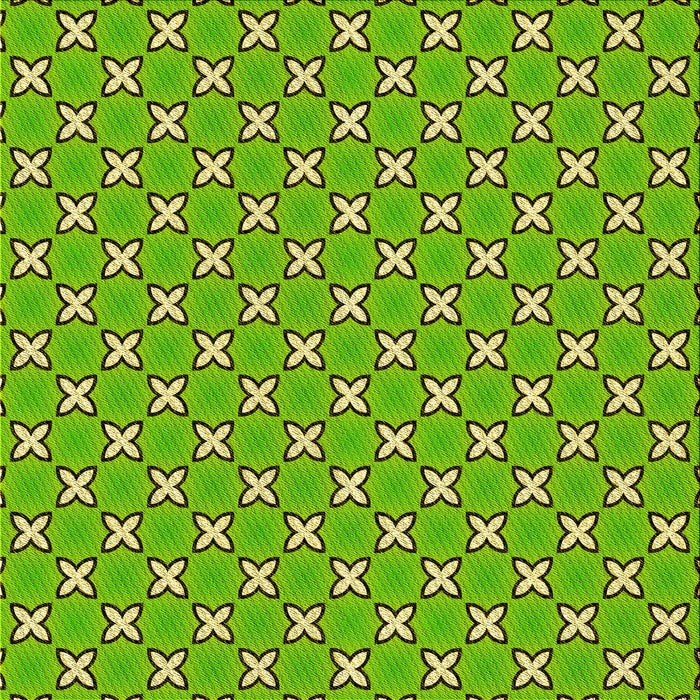 Round Patterned Emerald Green Rug, pat2669yw