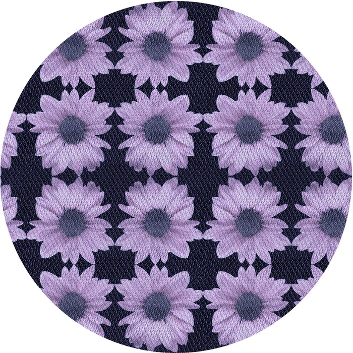 Square Patterned Blue Rug, pat267blu