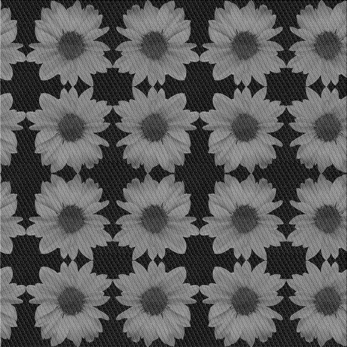 Round Machine Washable Transitional Charcoal Black Rug, wshpat267gry